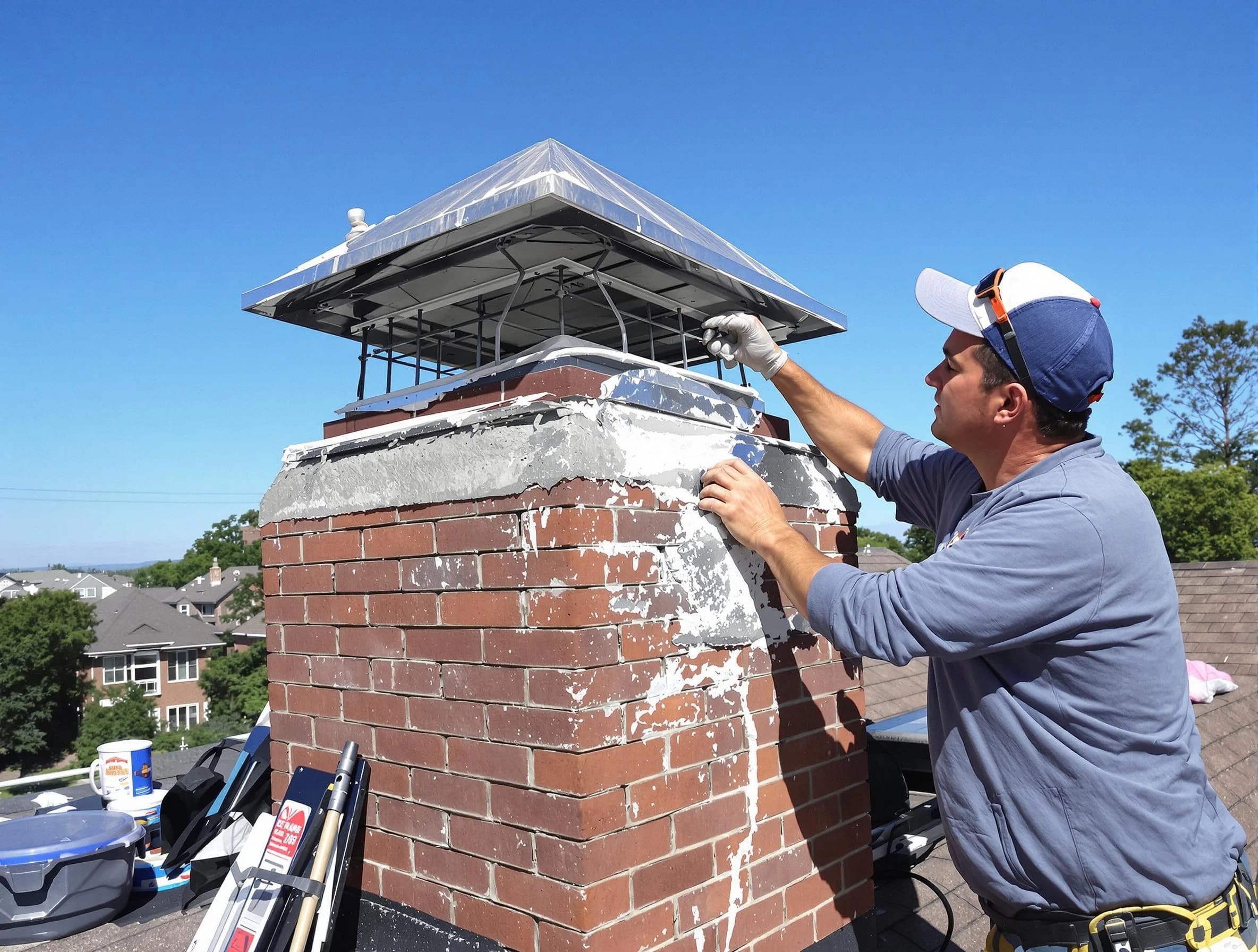 Chimney Crown Services service in Fair Oaks, GA